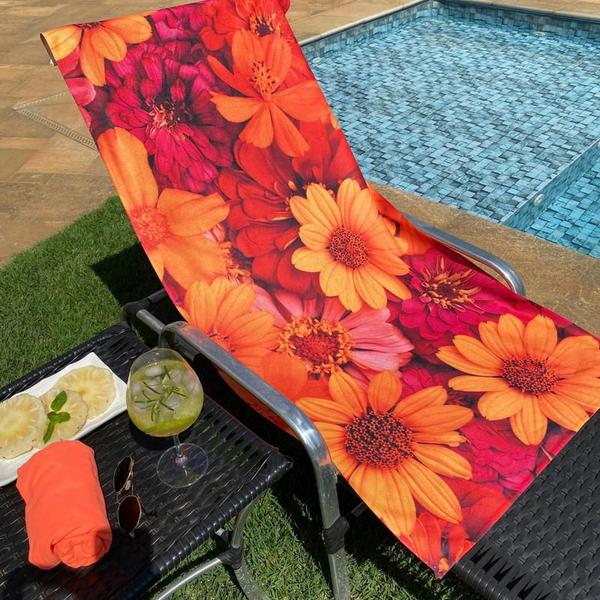 Imagem de Toalha de praia algodão super absorvente 140 x 69 estampas