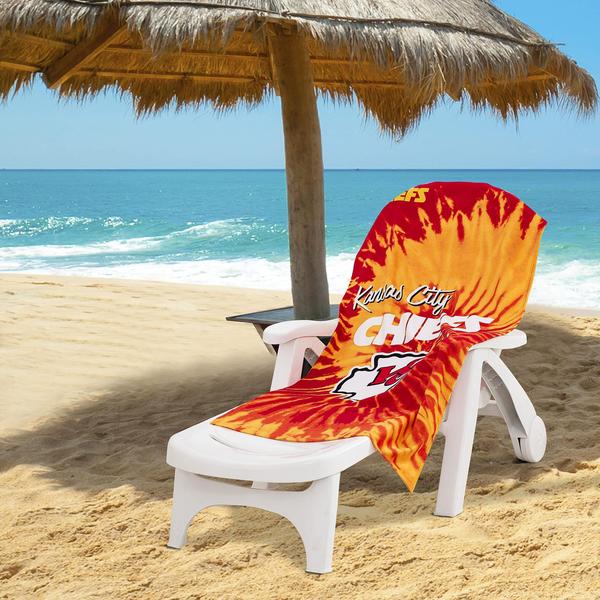 Imagem de Toalha de praia Northwest NFL Kansas City Chiefs Psychedelic