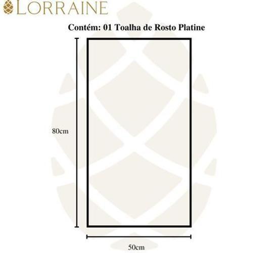 Imagem de Toalha De Rosto Buettner Fio Egípcio Platine 50X80Cm Algodão