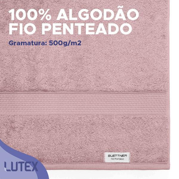 Imagem de Toalha de Rosto Buettner Impéria 100% Algodão Fio Penteado 50 x 80cm Várias Cores