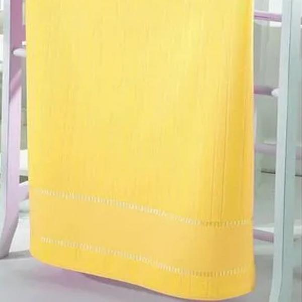 Toalha de Rosto Dohler Velour Amarelo - DOHLER S.A Imagem de Toalha de Rosto Dohler Velour Amarelo