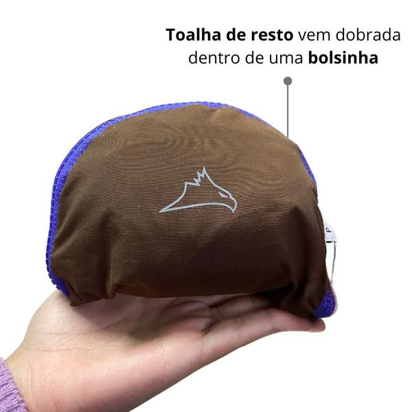 Imagem de Toalha de Rosto Microfibra Super Absorvente Travel P  Conquista 