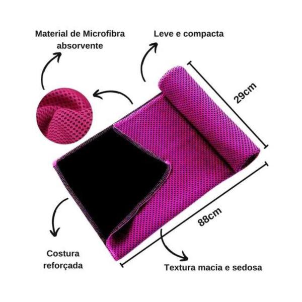Imagem de Toalha Fitness Academia Gelada Refrescante Com Garrafa 