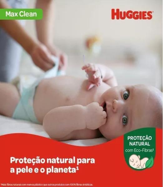 Imagem de Toalha Lenços Umedecidos Huggies Max Clean Lv 4 Pg 3 - 192 Unidades