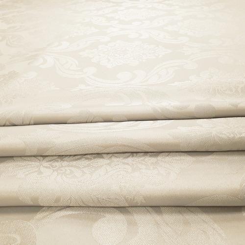 Toalha Mesa 6 Lugares Tecido Jacquard Retangular - Palha - Campari Imagem de Toalha Mesa 6 Lugares Tecido Jacquard Retangular - Palha