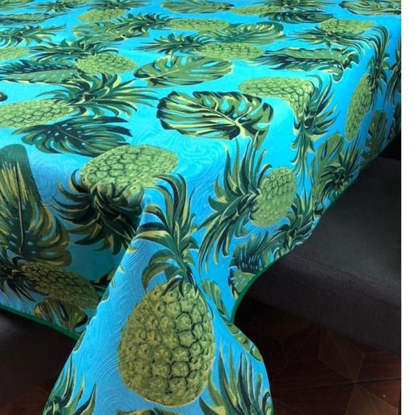 Toalha Mesa Jacquard Estampado 6 Lugares - Angel Enxovais Imagem de Toalha Mesa Jacquard Estampado 6 Lugares