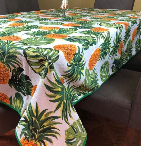 Toalha Mesa Jacquard Estampado 6 Lugares - Angel Enxovais Imagem de Toalha Mesa Jacquard Estampado 6 Lugares