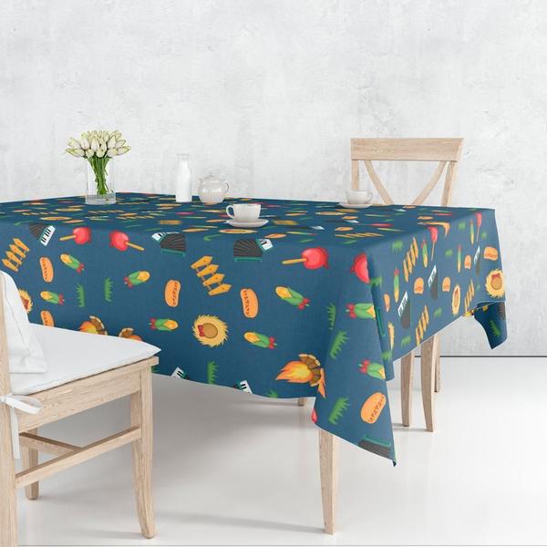 Toalha Mesa Oxford 6 Lugares Estampada Festa Junina 2,20Cm - Prime Decor Festas Imagem de Toalha Mesa Oxford 6 Lugares Estampada Festa Junina 2,20Cm