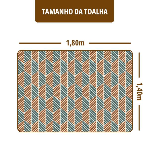 Imagem de Toalha Mesa Plástica Térmica Oasis 6 Lugares 1,80