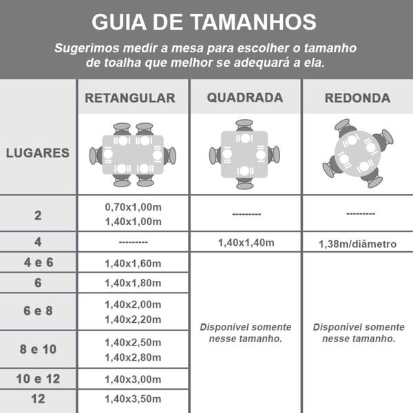 Imagem de Toalha Mesa Plástica Térmica Outono 4 lugares 1,40