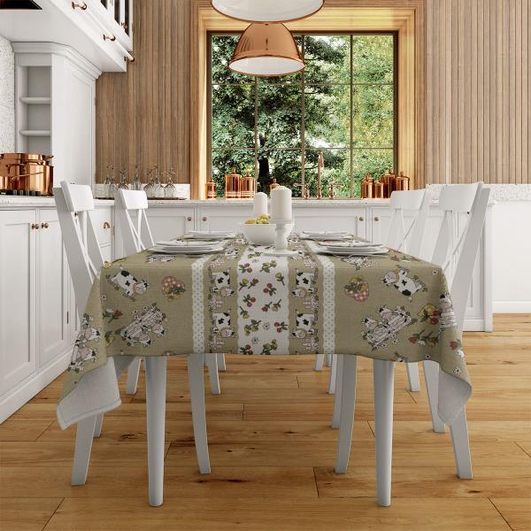 Toalha Mesa PVC Plástico Protetora Impermeável Térmica 2,00x1,40m Cozinha - Love4Home Imagem de Toalha Mesa PVC Plástico Protetora Impermeável Térmica 2,00x1,40m Cozinha