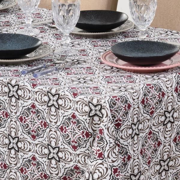 Imagem de Toalha Mesa Retangular 1,4X2,8m Jacquard Premium Vitral