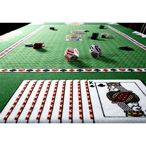 Toalha Mesa Retangular Para Jogos Verde Desenho De Baralho - Lepper Imagem de Toalha Mesa Retangular Para Jogos Verde Desenho De Baralho