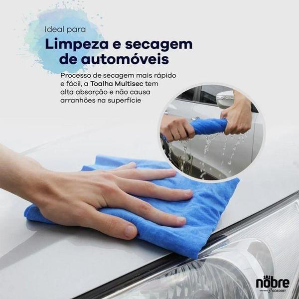 Imagem de Toalha Multisec Automotiva Secar Lataria Carro Moto Naútico - Nobre