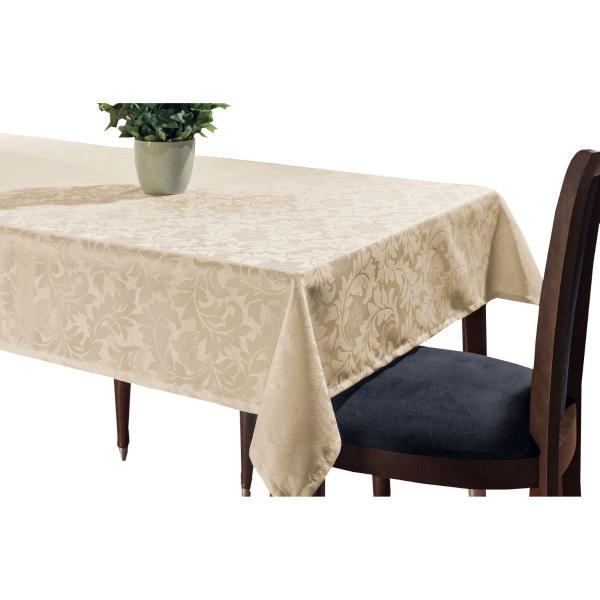 Imagem de Toalha Para Mesa Jacquard 8 Lugares Retangular 2,70x135 Luxo