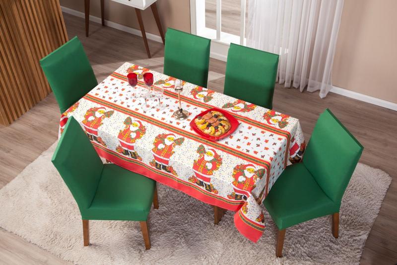 Imagem de Toalha Para Mesa Natal de 06 Lugares 2.20 Oxford OFERTA!