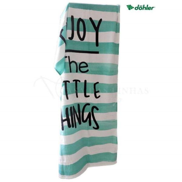 Imagem de Toalha Praia Dohler Velour - Joy the Litte Things - 76x152cm