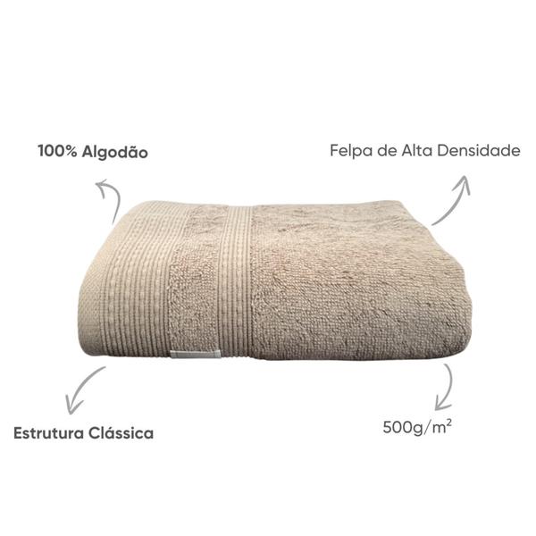 Imagem de Toalha Rosto Alta Absorção Macia - 80cm x 50cm