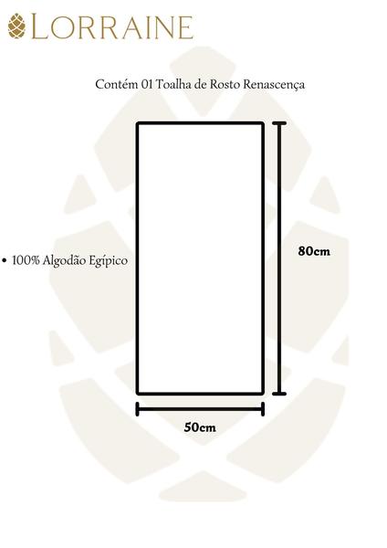 Imagem de Toalha Rosto Buettner Renda 50x80 Egípcio Renascença Pérola