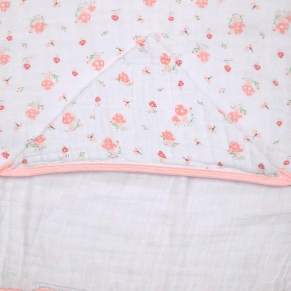 Toalha Toalhão De Banho Bebê C/ Capuz Estampado 1,05M X 85Cm Soft Premium Papi Baby Imagem de Toalha Toalhão De Banho Bebê C/ Capuz Estampado 1,05M X 85Cm Soft Premium Papi Baby