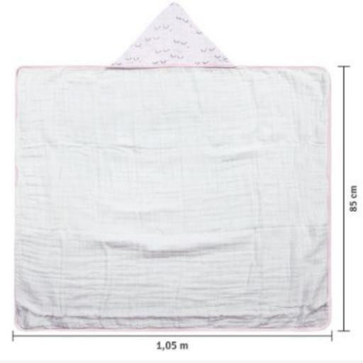 Imagem de Toalhão De Banho Soft 1,05M X 85Cm Papi Baby - Cílios