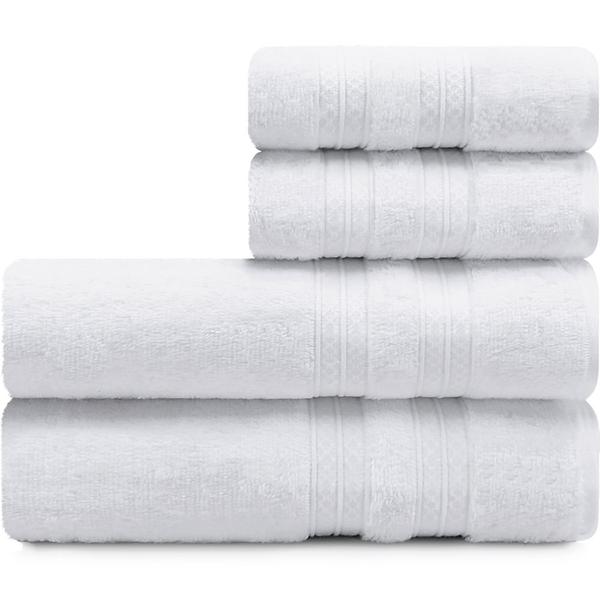 Toalhas Banhão e Rosto 100% Algodão Kit com 4 peças Karsten Unika - Emcompre Karsten