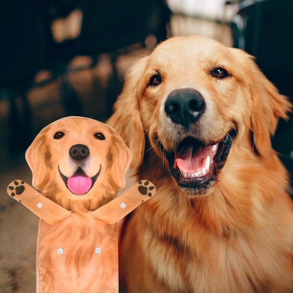 Imagem de Toalhas de Mão Divertidas AGRIMONY - Golden Retriever para Cozinha