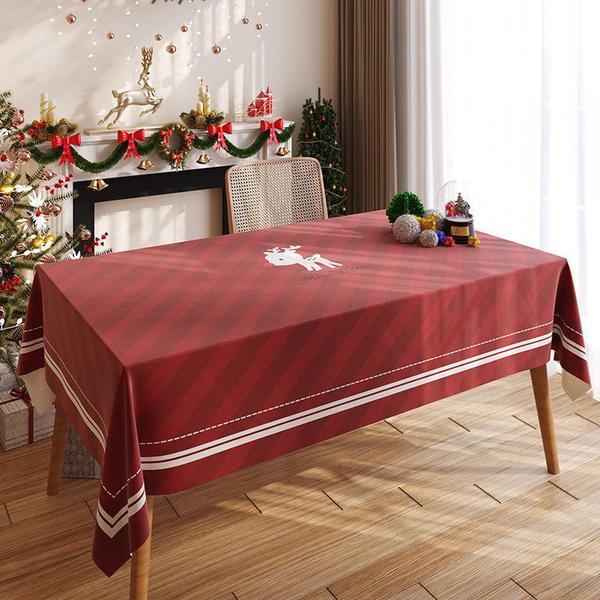 Imagem de Toalhas de mesa de Natal e ano novo, decoração de luxo leve