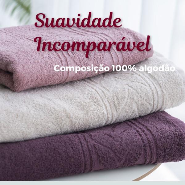 Imagem de Toalhas Premium Kit 4 Peças Absorção Superior e Suavidade