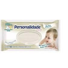 Imagem de Toalhas Umedecidas Personalidade Baby Pacote, 100 Unidades