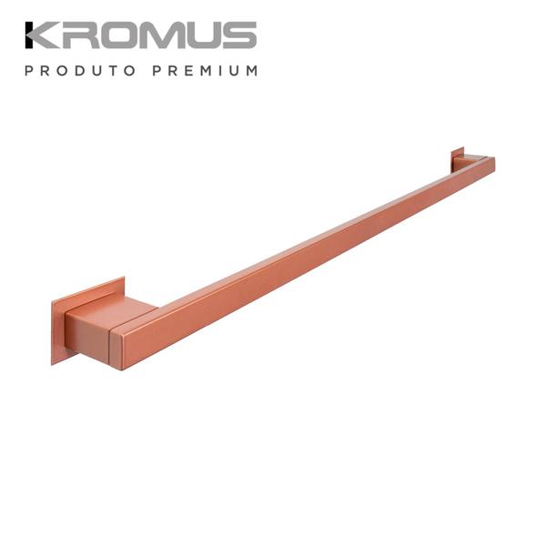 Imagem de Toalheiro 50 cm Inox Rose Gold - Kromus RT0305-50R