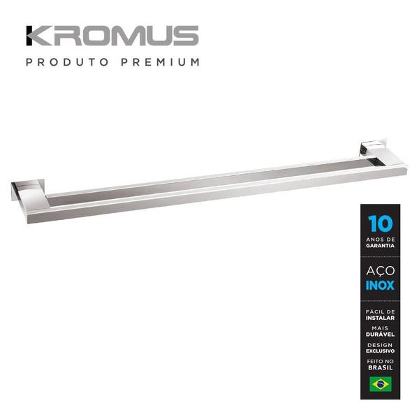 Imagem de Toalheiro Duplo 70 cm Inox - Kromus RT0310