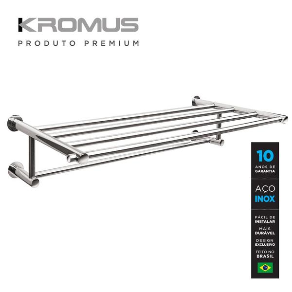 Imagem de Toalheiro Rack 45 Cm Inox - Kromus RD0110-45