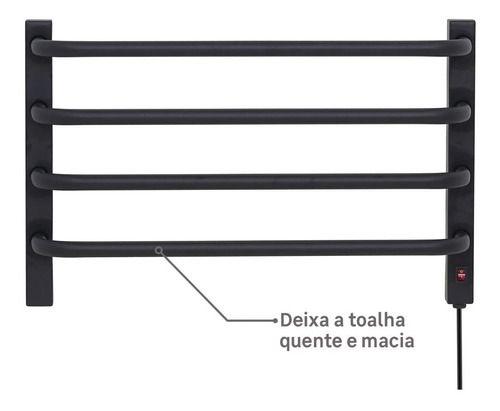 Imagem de Toalheiro Térmico - Preto - Toalhas Quentes - 110v - Flape