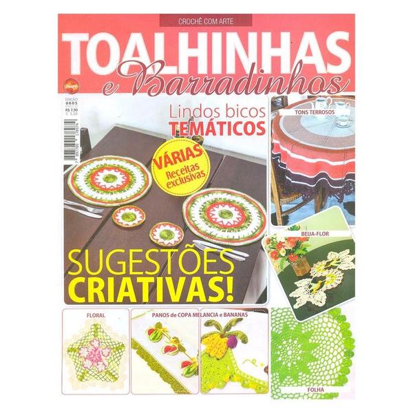 Imagem de Toalhinhas Barradinhos Tapetinhos Com Receitas E Gráficos