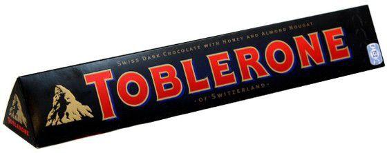 Toblerone chocolate amargo dark exclusivo - 100g Imagem de Toblerone chocolate amargo dark exclusivo - 100g