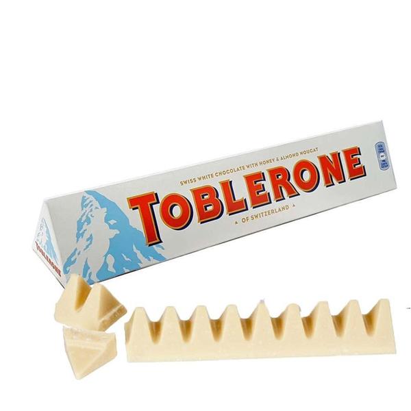 Imagem de Toblerone Chocolate Branco White Exclusivo 100g