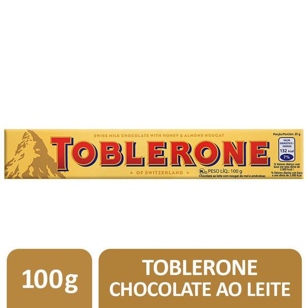 Imagem de Toblerone Chocolate Nougat de Mel e Amêndoas 100g