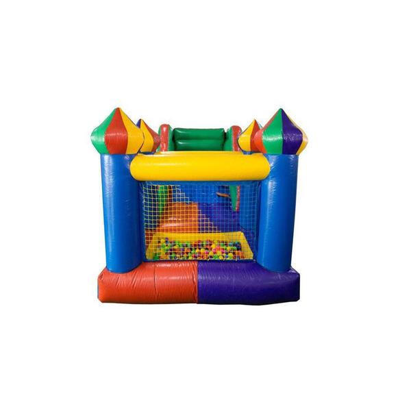 Tobogã Inflável com Piscina de Bolinha Sem Motor - MAMI BRINQUEDOS Imagem de Tobogã Inflável com Piscina de Bolinha Sem Motor