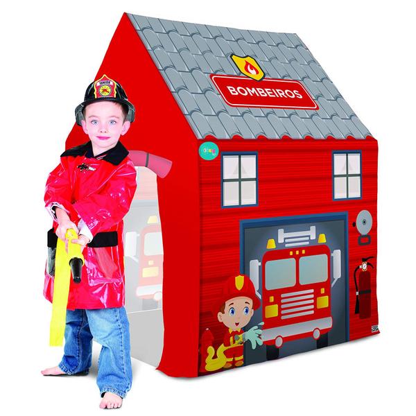 Imagem de Toca Barraca Infantil Bombeiros - Bang Toys