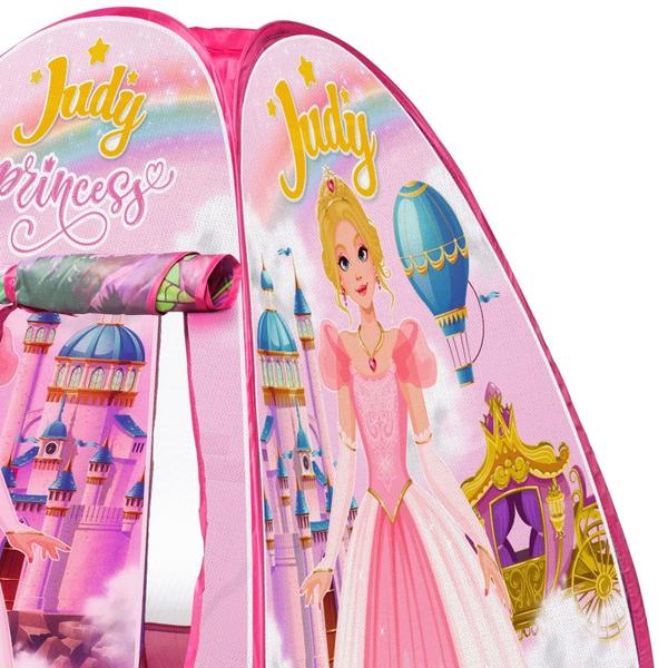 Imagem de Toca Barraca Infantil Princesa Judy Com 100 Bolinhas - Samba Toys