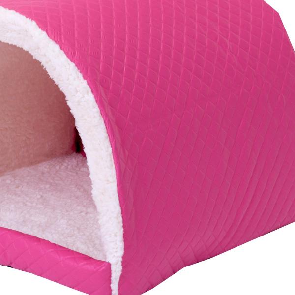 Imagem de Toca Iglu Pet Tenda Cama Impermeável Lavável Sherpa com Zíper