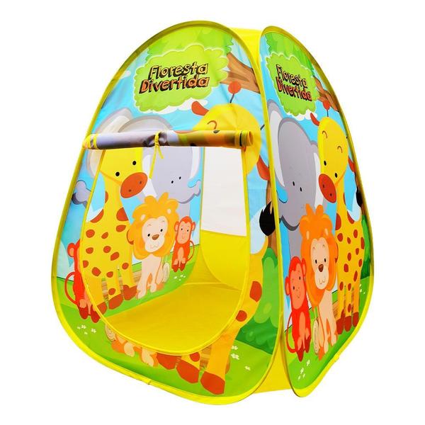 Imagem de Toca Infantil Barraca Dobrável Tenda Cabana Floresta - Dm Toys