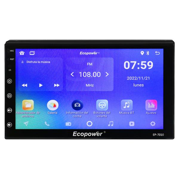 Imagem de Toca Radio MP3 Ecopower EP-7010 - 60W - SD/Aux/USB - Bluetooth - 7"