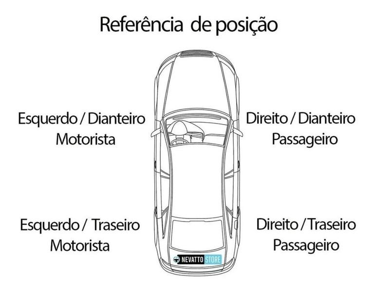 Imagem de Toco Capa Maçaneta Externa Esq Compatível Hyundai Vera Cruz