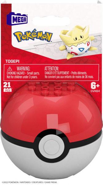 Imagem de Togepi e Pokebola - Mega Brands Pokémon (21 peças)