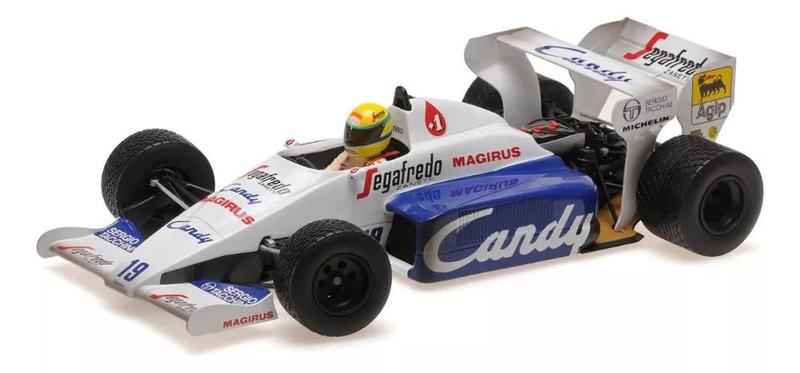 Imagem de Toleman Hart Tg184 Ayrton Senna Monaco 1984 Minichamps 1/18