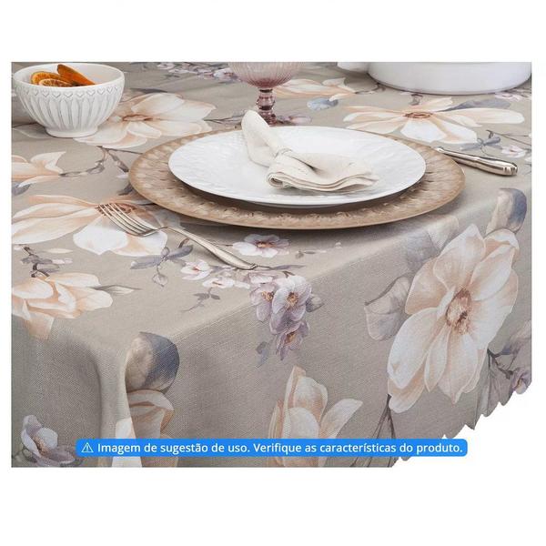 Imagem de Tolha de Mesa Premium Estampada Para 6 Cadeiras Cores Sortidas 140x180cm