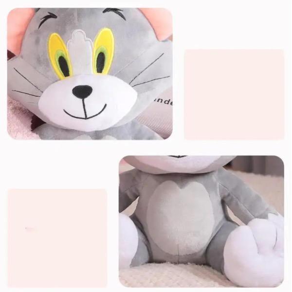 Tom Pelúcia 27 Cm Tom E Jerry Gato E Rato Desenho Animado - Manú Presentes Imagem de Tom Pelúcia 27 Cm Tom E Jerry Gato E Rato Desenho Animado