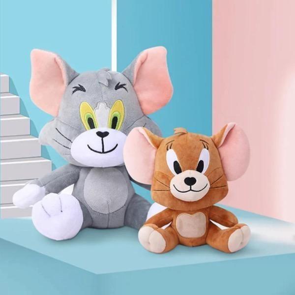 Tom Pelúcia 27 Cm Tom E Jerry Gato E Rato Desenho Animado - Manú Presentes Imagem de Tom Pelúcia 27 Cm Tom E Jerry Gato E Rato Desenho Animado